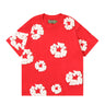 Red foam short sleeves / L
