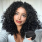 Drawstring Water Ripple Short Wavy Wig
