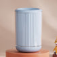 Blue plain pet paw wash cup in the basic style without a paw graphic, medium size, on a pedestal