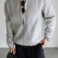 Men's Linen Stand Collar Jacket | indoor setting application