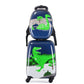 Vehicle themed kids trolley suitcase rolling on four spinner wheels