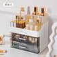 White Drawer option, a compact organizer with an open compartment tray over two smoked transparent drawers