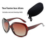 Brown Frame Brown Lens Case Cloth