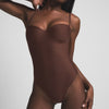 Womens Bodysuit - Dark brown