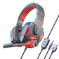 White gaming headset with blue accents shown for color comparison
