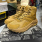Men's mid-top hiking boot shown from the side profile