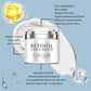 Collagen face cream jar held in hand for scale reference