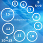 Size guide chart for the silicone smart ring case showing ring size ranges S and M