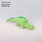 Textured plush pet toy with a built in squeaker, shown on a white studio background