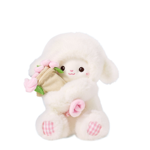 Lenle Flower Bouquet Lamb and Bear Plush Toy