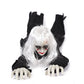 Black ghost woman option: white-haired crawling ghost prop in tattered black clothes with pale hands