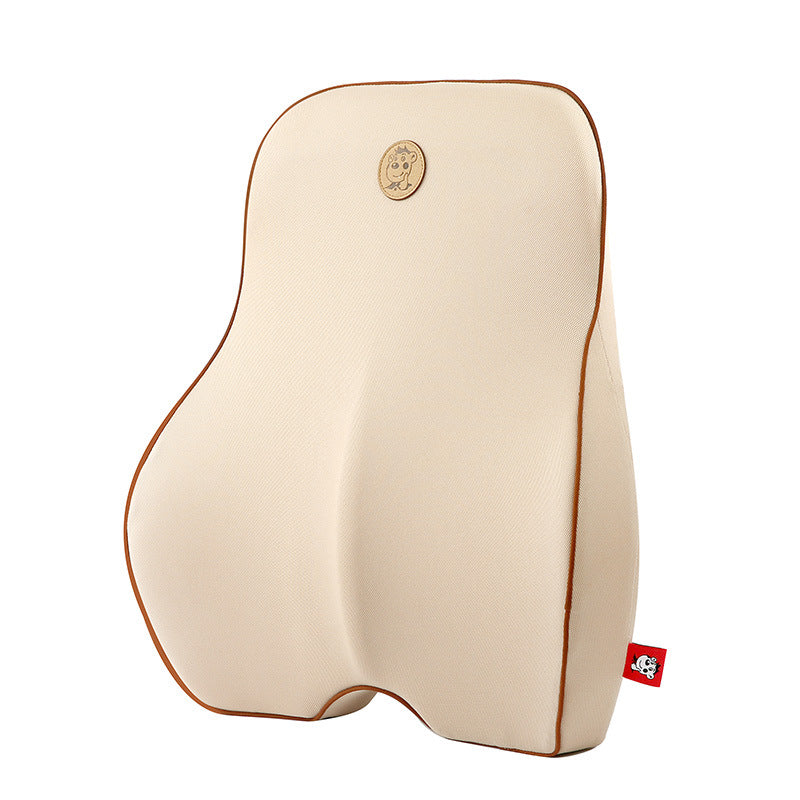 Memory Foam Lumbar Support Pillow for Car and Office