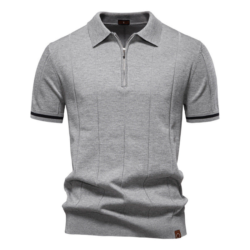 Mens Knitted Shirt | front view product hero shot