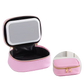 PU Leather Makeup Case with Mirror and Light