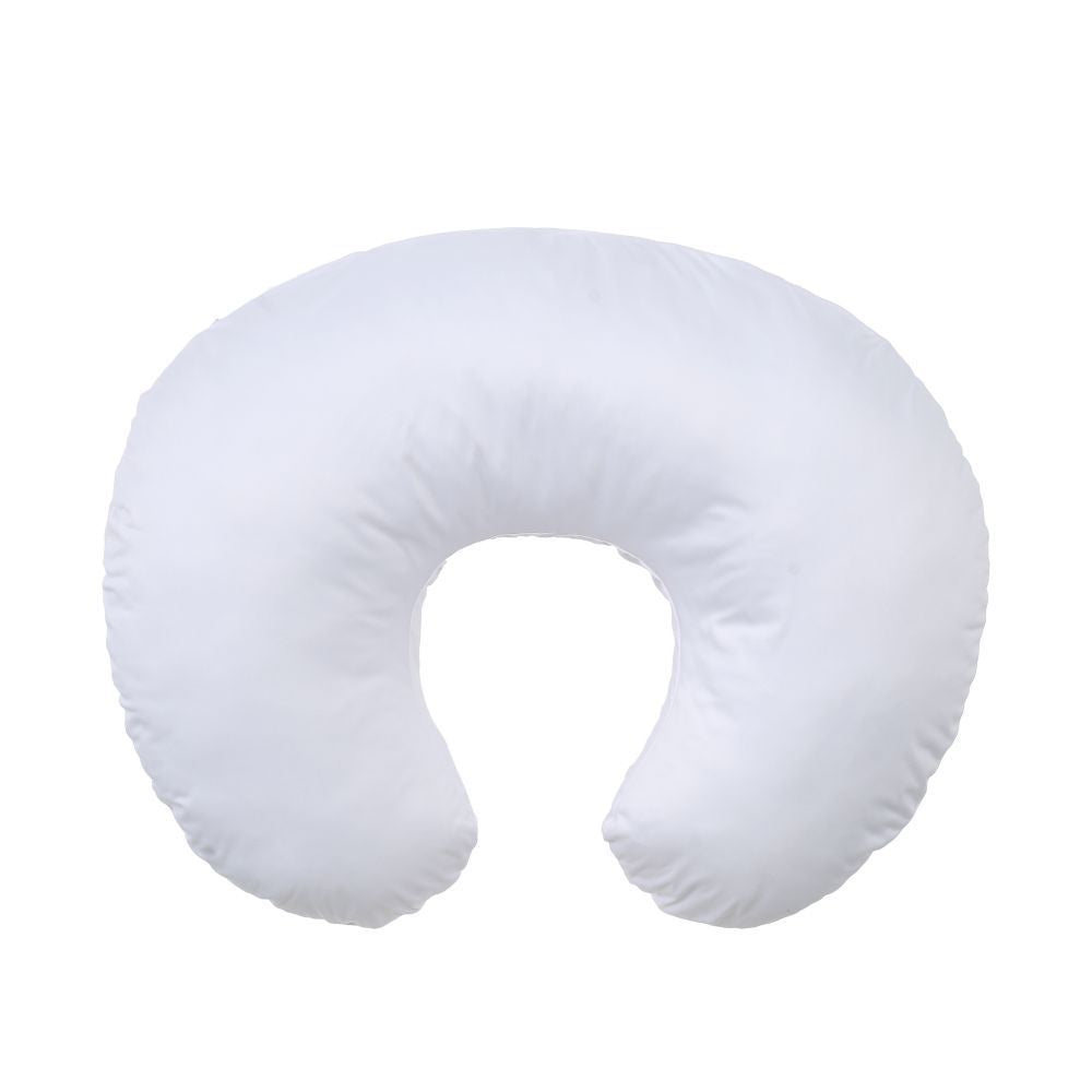 White U-shaped nursing pillow core on a white background, option Pillow Core