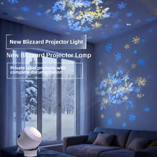 Rotating LED Projection Night Light with Snowflake, Ocean and Christmas Patterns