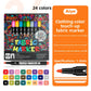 36-Color Fabric Markers, Washable & Waterproof for Clothes