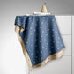 Double Sided Heart Pattern Womens Scarf