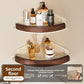 Bathroom corner storage rack with a hanging rod for a razor and hand towel