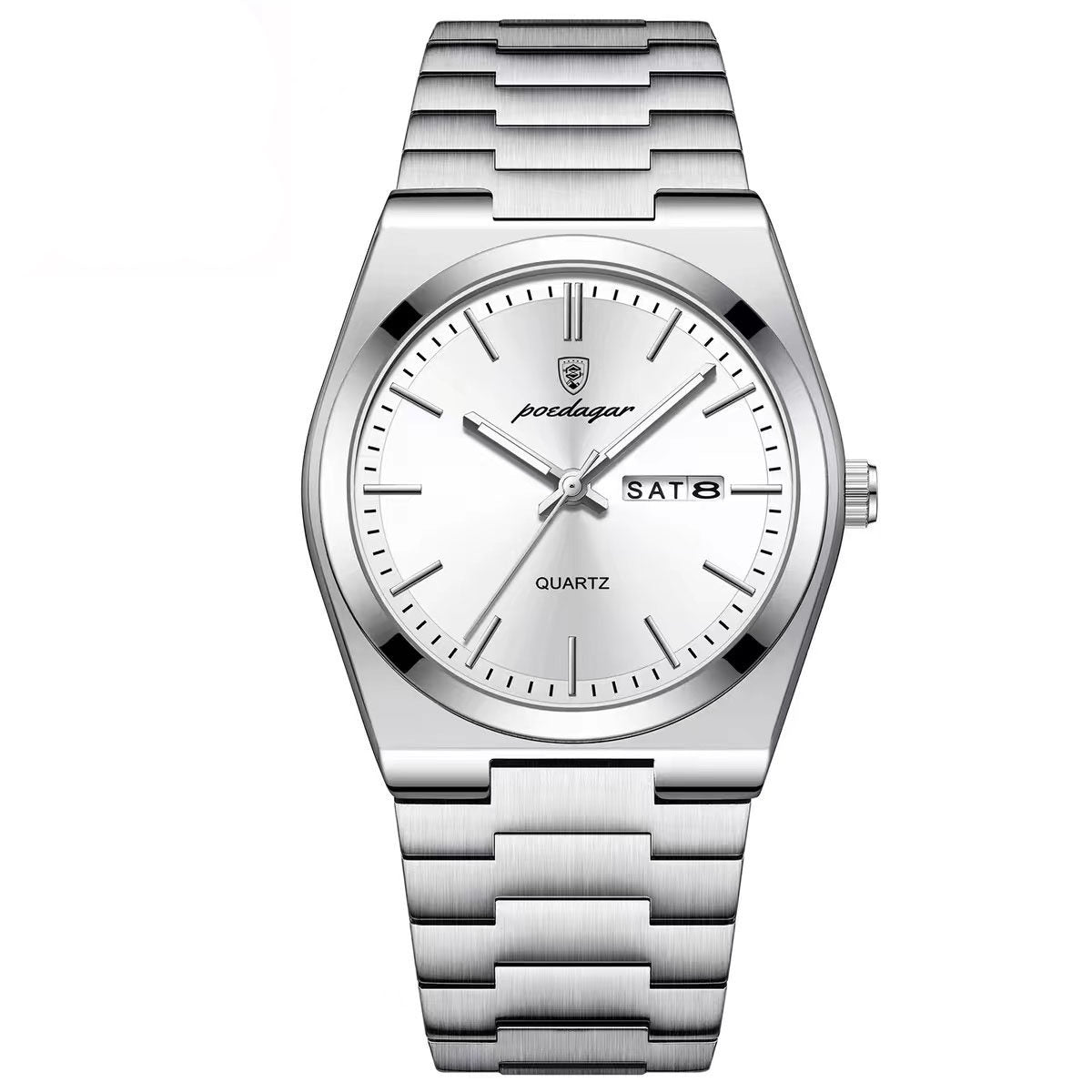 Ultra-Thin Square Quartz Watch | soft lighting studio shot