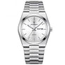 Poedagar Round Quartz Watch for Men, Day Date