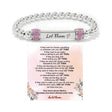 Silver bead pink diamond ring2