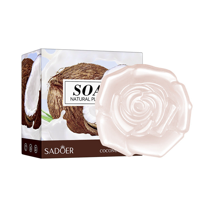 SADOER Natural Handmade Essential Oil Soap with Foaming Net | morning natural light styling