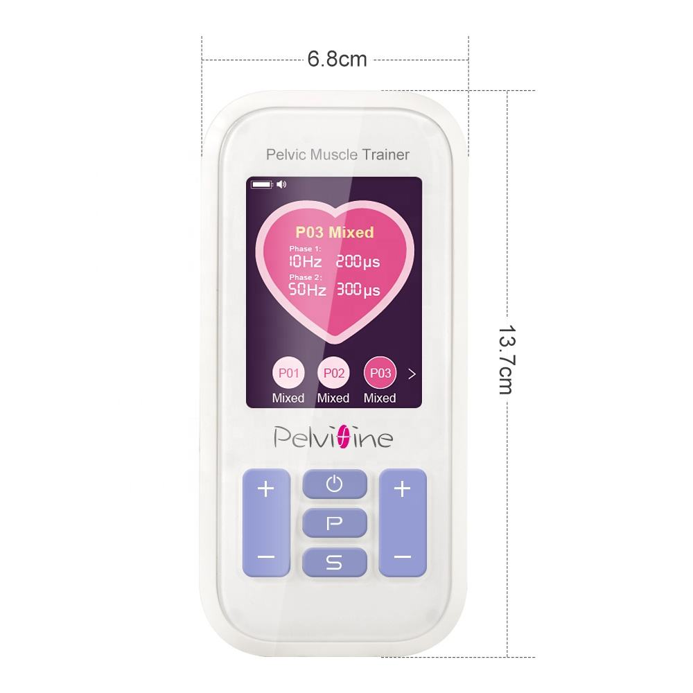 Comfortable and portable plastic Kegel pelvic muscle exerciser