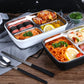 Portable Compartmentalized Stainless Steel Lunch Box