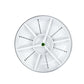 White round vortex dishwasher disc with a green gem at the center, option photo for Gem Green