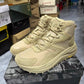 Men's mid-top hiking boot shown from the side profile