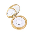 A pair of golden empty boxes