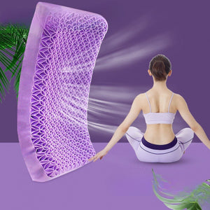 Front view of the ergonomic memory foam shape with side cradles