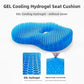 Honeycomb gel seat cushion set on a car seat for a long drive