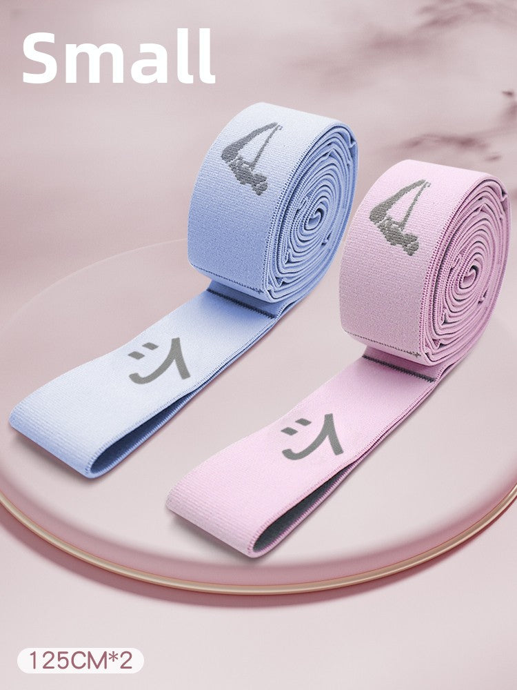 Two color variants of the band laid side by side on a textile mat