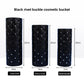Black studded rivet PU brush holder size chart, large to small