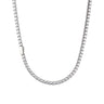 Steel color round 4mm / 56cm
