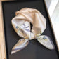Silk square scarf