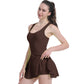 Yoga Running Sports Dress with Reflective Design