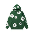 Foam dark green sweater white wreath