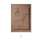 Decorative paintings in an abstract living room