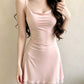 Suspender dress, home pajamas