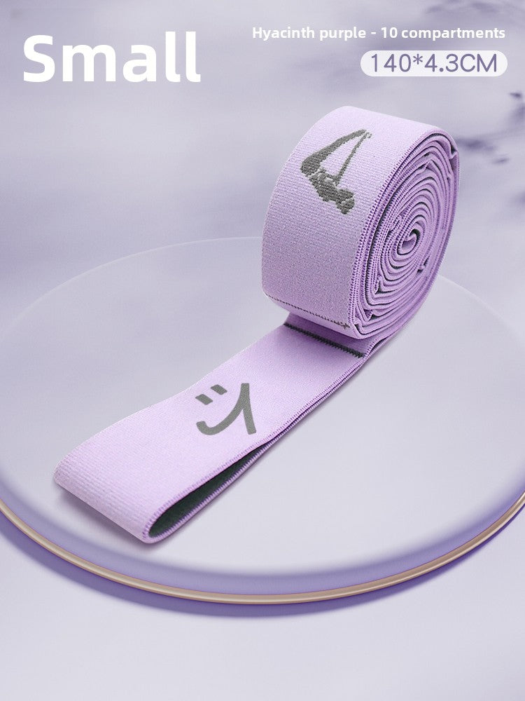 Mesh pouch open beside the folded band on a kitchen counter