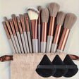 13pcs Brown Cloth Pouch TrianglePuff3