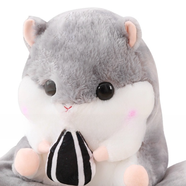 Hamster Plush Pillow Blanket Set