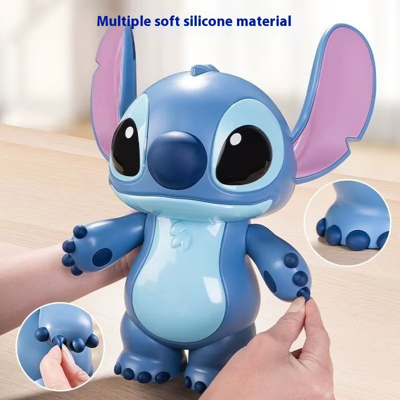 Stitch Large Desktop Ornament with Sound Function Electric Piggy Bank Soft Children'S Gift Hand-Made Inspired Action Figure