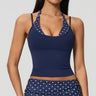 Navy White Polka Dot Tank / M | US 8 / EU 38