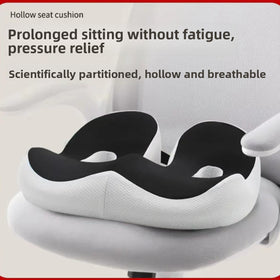Memory Foam Seat Cushion with U Shaped Rear Cutout