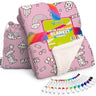 Pink unicorn / 150-127cm Standard Double Layer