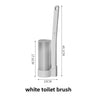 White Toilet Brush